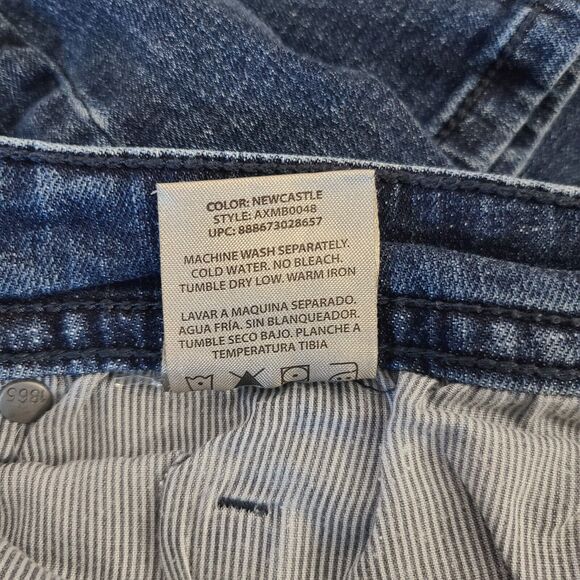 TK Axel Slim Boot Newcastle Men's Jeans Med Wash Distressed 36 X 32 - Picture 8 of 8